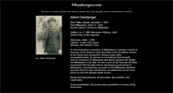Desktop Screenshot of obenberger.com